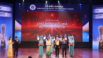 Agribank được vinh danh thành tựu tác động vì Việt Nam số 2026.