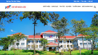 Dự án Trường ĐH Tôn Đức Thắng cơ sở Bảo Lộc chậm tiến độ 78 tháng - (Hình ảnh trên cổng thông tin điện tử của Trường).