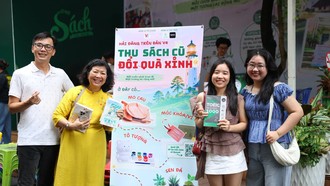 Hoạt động “Thu sách cũ – Đổi quà xinh” thu hút tại Đường Sách TPHCM