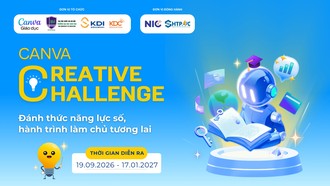 Hình ảnh chủ đạo chính thức của cuộc thi Canva Creative Challenge