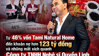 Từ 46% vốn Tami Natural Home đến khoản nợ hơn 123 tỷ đồng và những mắt xích quanh Công ty TNHH Nghệ sĩ Quyền Linh