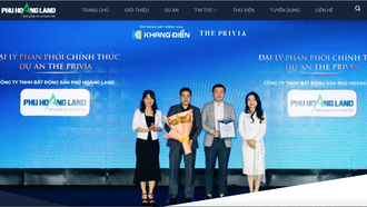 Phú Hoàng Land tự giới thiệu là đối tác chiến lược của nhiều thương hiệu lớn. Nguồn ảnh website chính thức của doanh nghiệp.