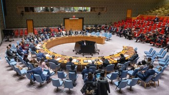 Toàn cảnh một phiên họp khẩn của Hội đồng Bảo an Liên hợp quốc về Venezuela tại New York, Mỹ, ngày 23/12/2025. Ảnh: THX/TTXVN.