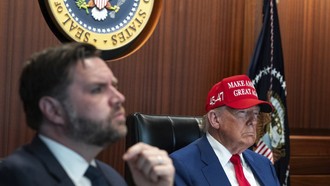 Tổng thống Mỹ Donald Trump and Phó Tổng thống Mỹ JD Vance.