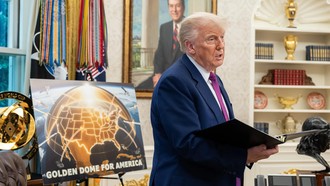 Tổng thống Trump thông báo về hệ thống Vòm Vàng.