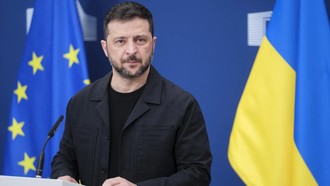 Tổng thống Ukraine Volodymyr Zelensky.
