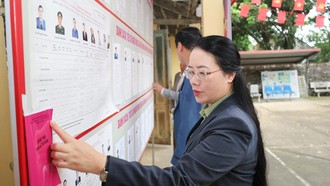 Các cấp Hội Nông dân thành phố đã phát huy tốt vai trò nòng cốt trong công tác tuyên truyền, vận động cán bộ, hội viên nông dân tham gia cuộc bầu cử với tinh thần trách nhiệm cao. Ảnh: Khuất Duyên/Hanoimoi.