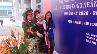 Tuổi trẻ Thủ đô tích cực tham gia phục vụ ngày bầu cử