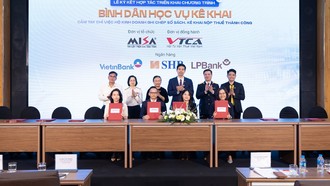 SHB và MISA ký kết hợp tác triển khai chương trình “Bình dân học vụ kê khai”