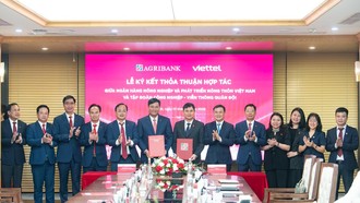 Viettel ký hợp tác toàn diện với Agribank, thúc đẩy chuyển đổi số và phát triển dịch vụ tài chính