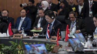 Thủ tướng Singapore Lawrence Wong tại Hội nghị ASEAN–GCC lần thứ hai ở Kuala Lumpur, Malaysia, ngày 9/3/2026.
