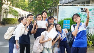 Các em học sinh trong kỳ thi đánh giá năng lực đợt 1 do Đại học Quốc gia TP Hồ Chí Minh tổ chức vào tháng 4/2026.