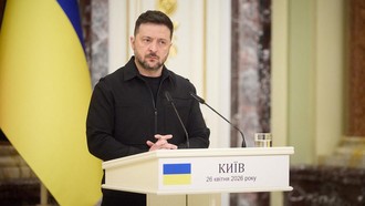 Tổng thống Ukraine Volodymyr Zelensky.