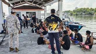 Malaysia: Chìm thuyền chở lao động nhập cư, 14 người mất tích