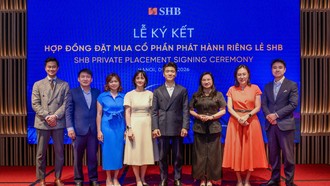 SHB ký kết thỏa thuận phát hành riêng lẻ với hàng loạt quỹ đầu tư lớn