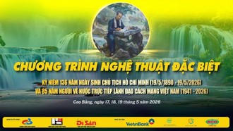 Chương trình nghệ thuật đặc biệt ca ngợi Chủ tịch Hồ Chí Minh
