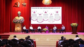 Quang cảnh Tọa đàm nâng cao năng lực, xử lý tình huống thực tiễn đối với đội ngũ cán bộ cơ sở trong toàn quốc.