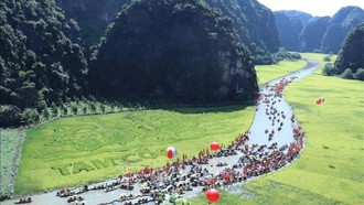 Lễ hội Sắc vàng Tam Cốc mang đậm bản sắc văn hóa nông nghiệp 