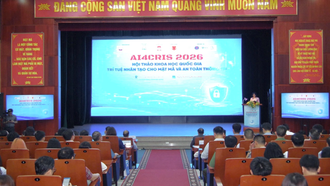 Quang cảnh Hội thảo khoa học quốc gia "Trí tuệ nhân tạo cho Mật mã và An toàn thông tin (AI for Cryptography and Information Security - AI4CRIS)"