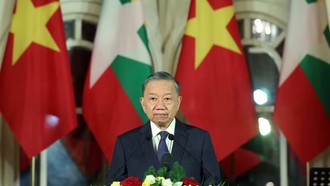 Tổng Bí thư, Chủ tịch nước Tô Lâm phát biểu