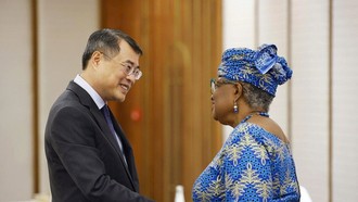 Thủ tướng Chính phủ Lê Minh Hưng tiếp Tổng Giám đốc WTO