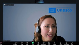 Tiến sĩ Assel Utegenova, đại diện UNESCO