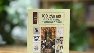 Bách niên Bách vấn: 100 câu hỏi về lịch sử Trường Mỹ thuật Đông Dương ra mắt độc giả trong dịp đầu năm 2026. Ảnh: Omega Plus