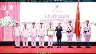 Thủ tướng dự Lễ kỷ niệm 80 năm ngày truyền thống lực lượng Cảnh sát quản lý hành chính về trật tự xã hội