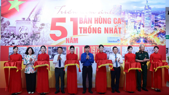 Khai mạc triển lãm 51 năm - Bản hùng ca thống nhất