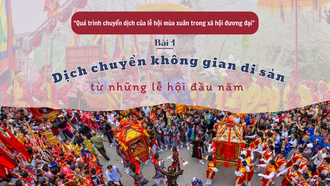 Biến đổi nghi thức và không gian lễ hội đương đại - Bài 1: Hệ sinh thái chuyển từ "đóng" sang "mở"