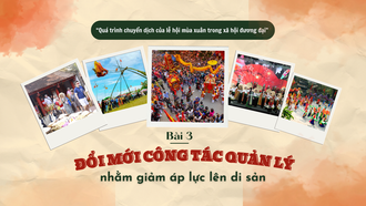 Biến đổi nghi thức và không gian lễ hội đương đại - Bài 3: Những đổi mới nhằm giảm áp lực lên di sản