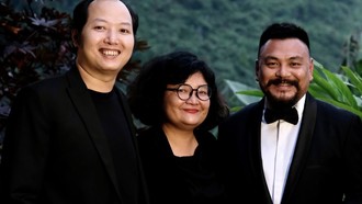  Bộ ba nhạc sĩ Đặng Tuệ Nguyên, nghệ sĩ Phó An My, nghệ sĩ Quyền Thiện Đắc