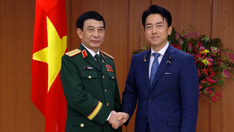 Đại tướng Phan Văn Giang và Bộ trưởng Quốc phòng Nhật Bản hội đàm tại Tokyo