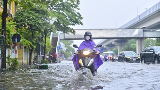 Bắc Bộ và Bắc Trung Bộ nhiều nơi mưa lớn từ chiều nay