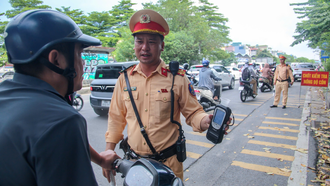 Xử lý hàng nghìn trường hợp vi phạm giao thông trong ngày đầu nghỉ lễ