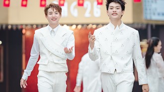 Ảnh: CONGB và buitruonglinh tại Sóng 26 - Chương trình do Đài Phát thanh và Truyền hình TP.HCM phối hợp cùng DatVietVAC Group Holdings thực hiện, phát sóng trên HTV2-Vie Channel và nền tảng VieON vào đêm Giao thừa Tết Bính Ngọ 2026.