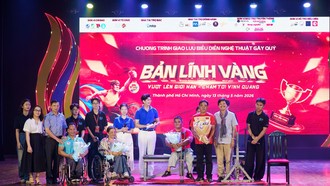 “Bản lĩnh vàng” lan tỏa nghị lực sống qua nghệ thuật gây quỹ vì vận động viên khuyết tật