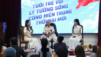 "Tuổi trẻ với lý tưởng sống cống hiến trong thời đại mới"