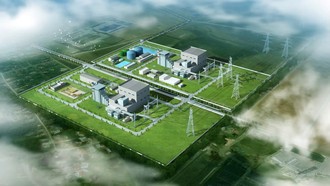 Hình ảnh mô phỏng Nhà máy Nhiệt điện khí tự nhiên hóa lỏng (LNG) Quảng Trạch II
