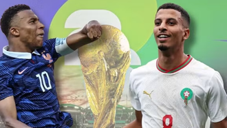 Pháp-Maroc quyết đấu tranh tấm vé đầu tiên vào bán kết World Cup 2026. (Ảnh: AFP/TTXVN)