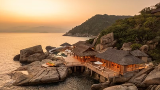 Khu nghỉ dưỡng Six Senses Ninh Van Bay. (Ảnh: CTV/Vietnam+)