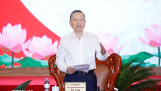 Tổng Bí thư, Chủ tịch nước Tô Lâm phát biểu chỉ đạo. (Ảnh: Thống Nhất/TTXVN)