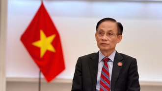 Ủy viên Bộ Chính trị, Bộ trưởng Bộ Ngoại giao Lê Hoài Trung. (Ảnh: TTXVN phát)