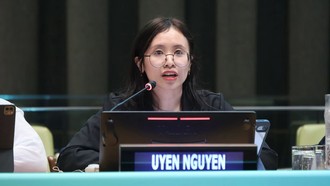 Uyên Nguyễn, người sáng lập dự án, đã mang những kinh nghiệm từ HuLib tới Diễn đàn Thanh niên trong khuôn khổ Hội đồng Kinh tế và Xã hội Liên Hợp Quốc 2026 tại New York.