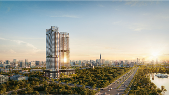Vlasta Premier - Phú Thuận toạ lạc trên trục đại lộ ven sông Đào Trí