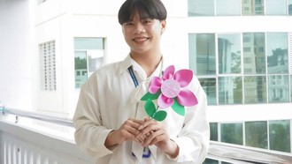 Lê Trung Nghĩa, nam sinh viên duy nhất của khóa 51, khoa Giáo dục mầm non, Trường Đại học Sư phạm TPHCM