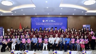 Chương trình bóng đá nữ dành cho trẻ em gái từ 6-9 tuổi, thuộc dự án phát triển bóng đá nữ do Liên đoàn Bóng đá châu Âu (UEFA) và Liên đoàn Bóng đá châu Á (AFC) hỗ trợ giai đoạn 2024-2027. (Ảnh: VFF)