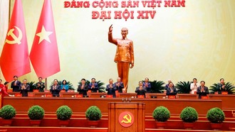 Đoàn Chủ tịch phiên trù bị Đại hội XIV của Đảng. 