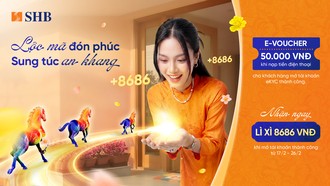Khởi đầu năm mới, rinh ngay lộc lớn từ SHB với tổng giá trị quà tặng hơn 4,5 tỷ đồng