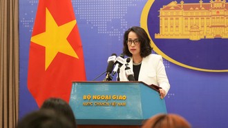 Người phát ngôn Bộ Ngoại giao Phạm Thu Hằng.